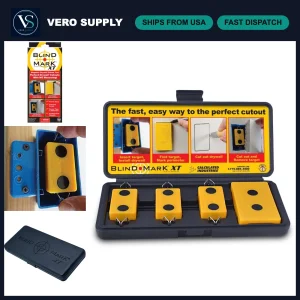 Drywall Electrical Box Locator Tool - Magnetic Targets (3) & Locator Kit, Accura